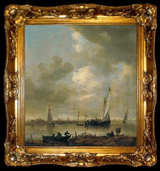 framed  Jan van  Goyen Smalschips, ta009-2
